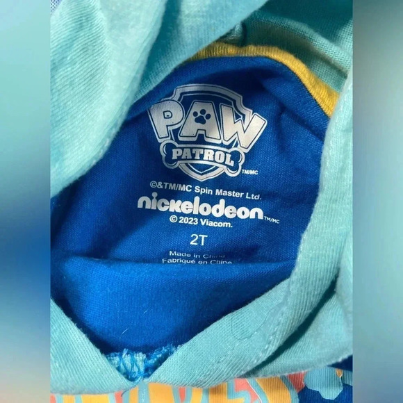 Paw Patrol - Toddler Hooded Sleeveless Shirt - Size 2T - Picture 2 of 5